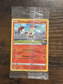 Scorbunny On The Ball 004/005 Exclusive Futsal Promo Pokemon Sealed US SELLER - Image 1
