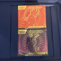 Pokemon TCG Scarlet & Violet ETB Set Of 2 Feat. Koraidon And Miraidon 820650853418 - Image 1