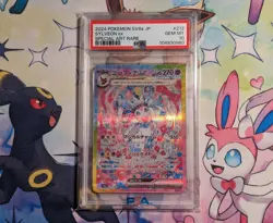 PSA 10 | 2024 Pokemon Terastal Festival Sylveon Ex Secret Art Rare 212/187 - Image 4