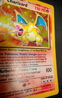 Charizard Holo Set Base 4/102 ITA - Carta Pokemon Rara Olografica - Image 2