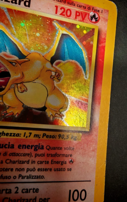 Charizard Holo Set Base 4/102 ITA - Carta Pokemon Rara Olografica - Image 5