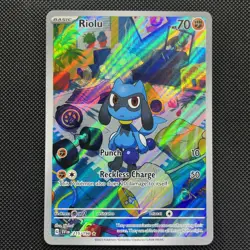 Riolu 215/198 – Illustration Rare – Near Mint – SV Base Set – Pokemon TCG - Image 1