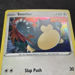 Snorlax SWSH119 Cosmo Holo Promo Sword & Shield Promo Pokemon Near Mint - Image 2
