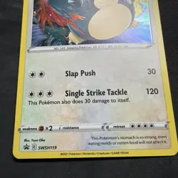 Snorlax SWSH119 Cosmo Holo Promo Sword & Shield Promo Pokemon Near Mint - Image 3