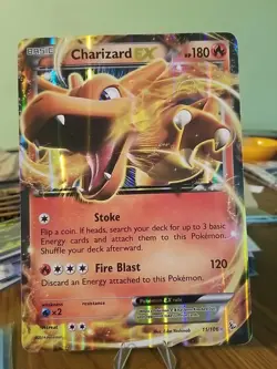 🔥 2014 Pokemon Promo JUMBO Charizard EX Promo 11/106 VG-EX - Image 1