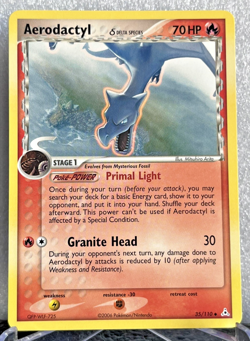 Aerodactyl Delta Species 35/110 EX Holon Phantoms LP Uncommon Pokemon TCG - Image 1