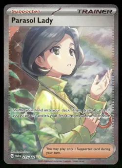 Pokemon Cards Parasol Lady 255/182 Paradox Rift Special Illustration Rare NM - Image 1