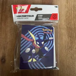 Pokemon Mini Portfolio holds 60 cards - comes with 1 Booster pack - Image 1
