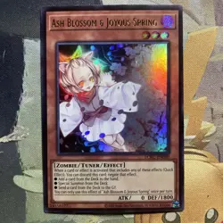 Yu-Gi-Oh! Ash Blossom & Joyous Spring Trading Card LCKC-EN080 Unlimited Mint - Image 1