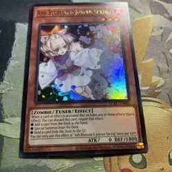 Yu-Gi-Oh! Ash Blossom & Joyous Spring Trading Card LCKC-EN080 Unlimited Mint - Image 2