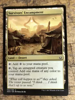 MTG Magic The Gathering Survivors’ Encampment! HOU 184/199 - Image 1