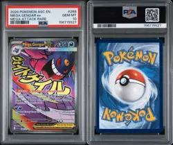 2026 Pokemon Ascended Heroes Mega Gengar ex #269 PSA 10 GEM MINT Mega Attack - Image 3