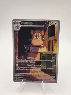 Pokemon TCG Raticate Illustration Rare- Perfect Order, Near Mint - Image 1