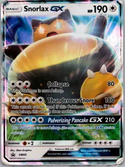 Snorlax GX - SM05 - Pokemon TCG SM Promos - Holo - Promo - HP - Image 1