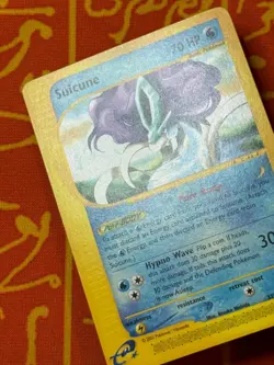 POKEMON TCG SUICUNE 37/147 NON HOLO RARE EXCELLENT AQUAPOLIS - Image 3