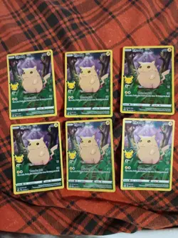 (x6 Lot Of Cards) Pikachu 005/025 (LP/NM) SWSH: Celebrations 25th Anniversary - Image 1