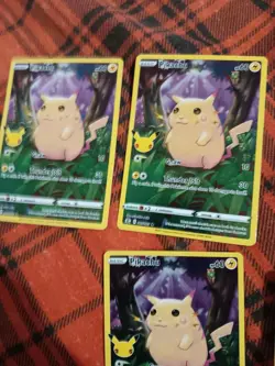 (x6 Lot Of Cards) Pikachu 005/025 (LP/NM) SWSH: Celebrations 25th Anniversary - Image 3