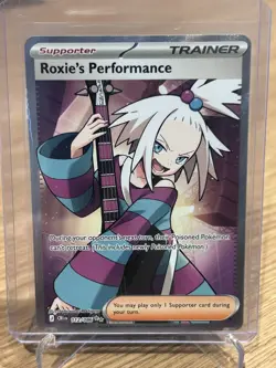 Roxies Performance 112/086 Chaos Rising Ultra Rare Full Art Pokemon NM - Image 1