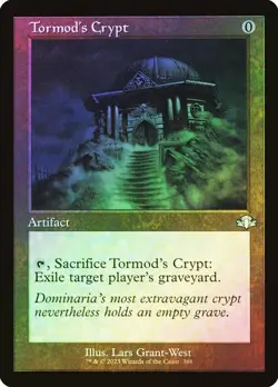 Tormod's Crypt Foil Retro Frame Dominaria Remastered NM MTG - Image 1