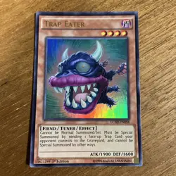 Yugioh Trap Eater LC5D-EN058 Ultra Rare 1st Ed LP - Image 1