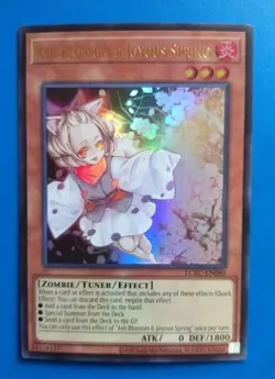 Near Mint Yugioh Ash Blossom & Joyous Spring LCKC-EN080 Ultra Rare - Image 1