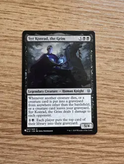 Syr Konrad, the Grim - NM - MTG Throne of Eldraine - Magic the Gathering - Image 1