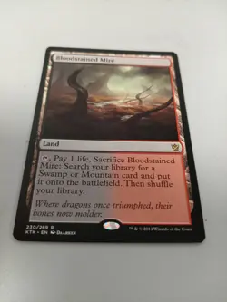 MTG Bloodstained Mire Khans Of Tarkir Trading Card Magic The Gathering Rare - Image 5