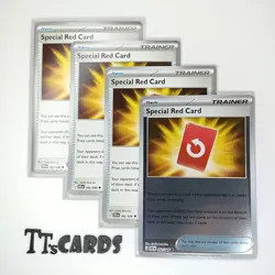 Special Red Card 082/086 x4 Playset 4x ME04 Chaos Rising (3 Reg 1 Reverse Holo) - Image 1