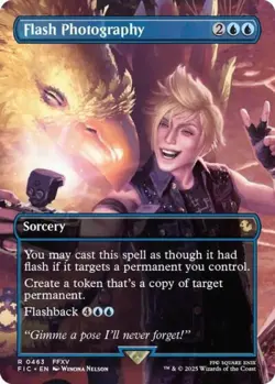 Flash Photography (Borderless) - Near Mint MTG Commander: FINAL FANTASY - Image 1
