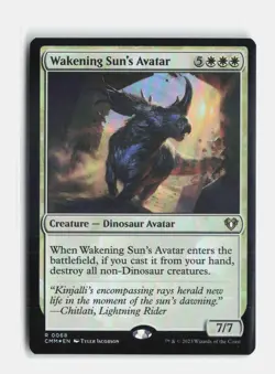 Wakening Sun's Avatar 68 Foil Commander Masters MTG NM - Image 1