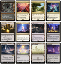 MTG - 12 x Different RARE Lands for COMMANDER deck building - M/NM - Image 1