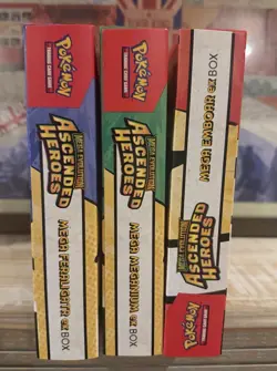 Pokemon TCG Mega Evolution Ascended Heroes ex box lot of 3 - Image 5