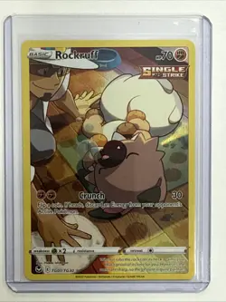 Pokemon TCG - Rockruff - Silver Tempest - Trainer Gallery - TG07/TG30 - Mint - Image 1