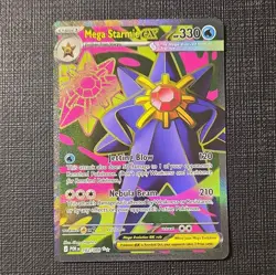 The Pokemon Company Mega Starmie EX 102/088 Rumble Ultra Rare Holo Eng 330 HP - Image 1