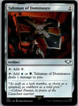 #254 Talisman of Dominance (254) Universes Beyond: Warhammer 40,000 Uncommon - Image 1