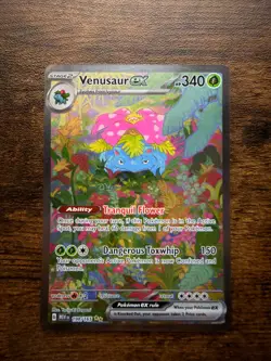 Pokemon TCG Venusaur ex 198/165 SIR Scarlet & Violet 151 - Image 1