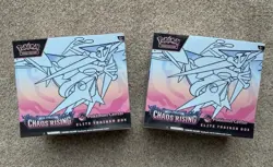 2x Chaos Rising Pokemon Center Elite Trainer Box - Perfect Condition - Image 1