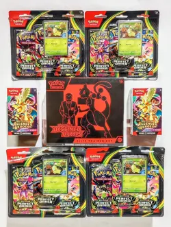 Pokemon Destin Rivals ETB Ascended Heroes Booster Bundles Perfect Order Blisters - Image 1