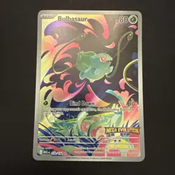 Bulbasaur Illustration Rare Mega Evolution STAMPED Promo 133/132 Pokemon 2025 NM - Image 1