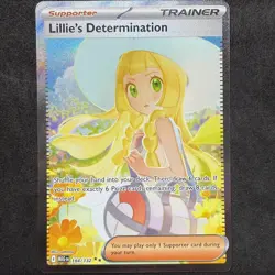 Pokemon TCG Lilles Determination 184/132 Mega Evolution Special illustration Rar - Image 1