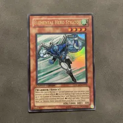 YUGIOH ELEMENTAL HERO STRATOS JUMP-EN012 ULTRA LIMITED ED MP - Image 1