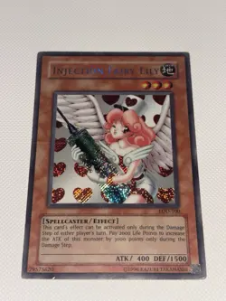 LOD-100 Injection Fairy Lily Secret Rare Yugioh Legacy Of Darkness Yugioh - Image 1