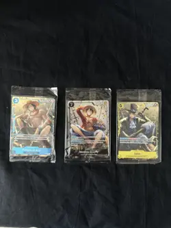 One Piece Card Game (TCG/CCG): Tin Set Vol. 2 (TS-02) - Luffy, Ace, Sabo Promos - Image 1