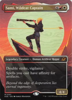 Sami, Wildcat Captain (Borderless) M Edge of Eternities 301 NM - Image 1