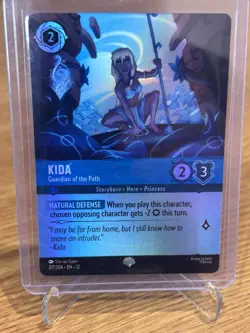 Kida Guardian of the Path 217/204 Epic Holofoil Lorcana Disney wild’s unknown - Image 1