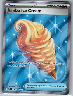 Jumbo Ice Cream 109/086 ME04: Chaos Rising - Pokemon Card - NM - Image 1