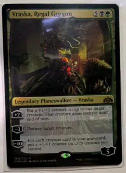 Vraska, Regal Gorgon Guilds of Ravnica Foil - MTG MYTHIC - Image 1
