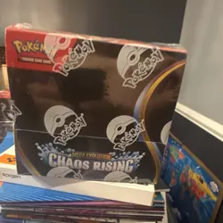 Pokemon Trading Card Game Mega Evolution Chaos Rising Sealed Box - Image 1