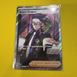 Pokemon TCG Ascended Heroes Boss’s Orders 256/217 Ultra Rare Full Art - Image 1
