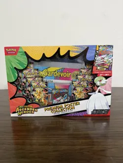 POKEMON TCG ASCENDED HEROES PPREMIUM POSTER COLLECTION SEALED BOX GARDEVOIR V - Image 1